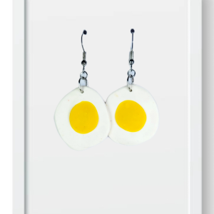 Eggs - Handmade Polymer Clay Earrings